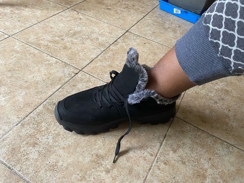 Customer photo review of Calyx Winter Orthoshoes - Comfortable Winter Shoes