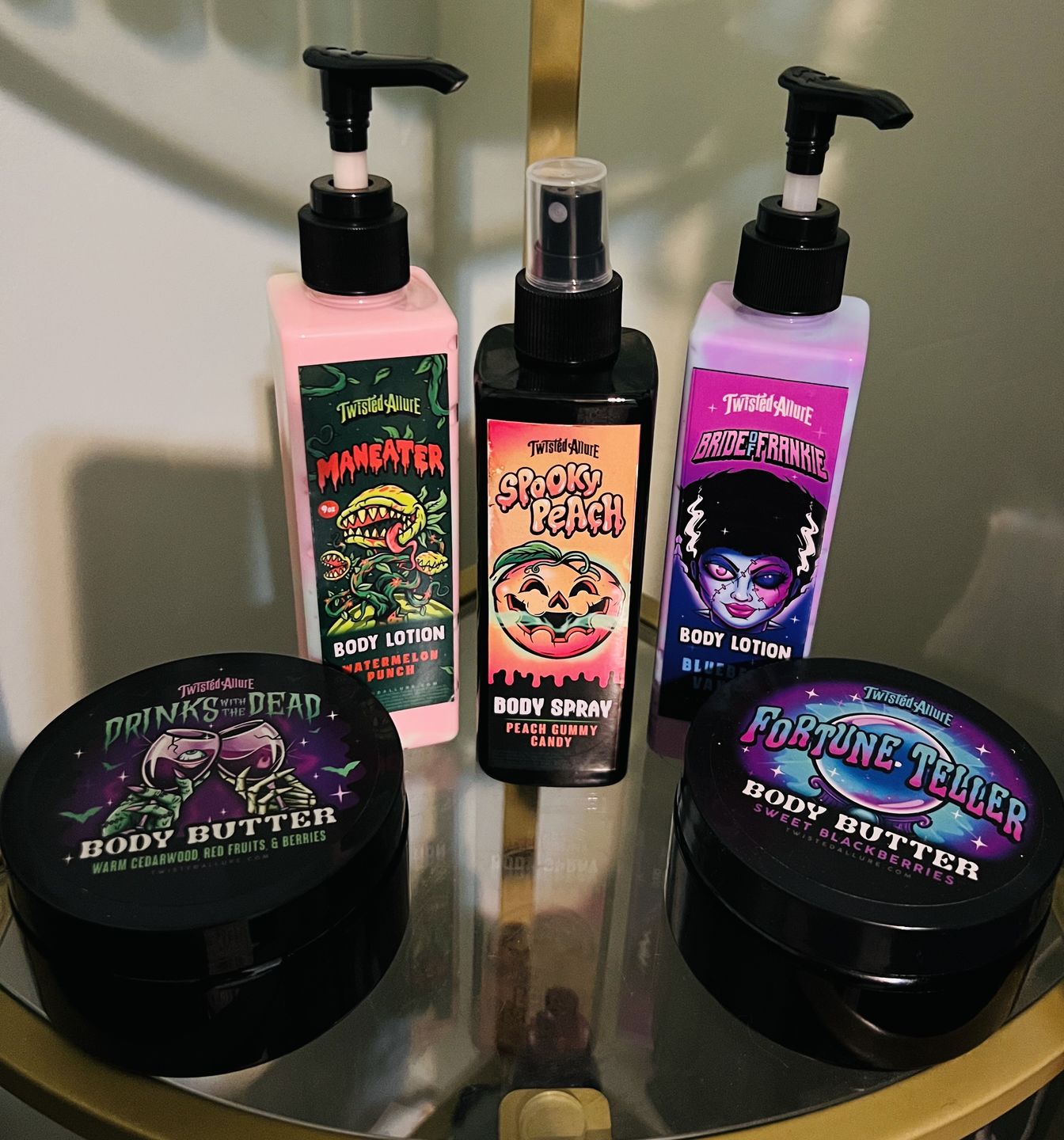 Customer photo review of Spooky Peach Body Spray