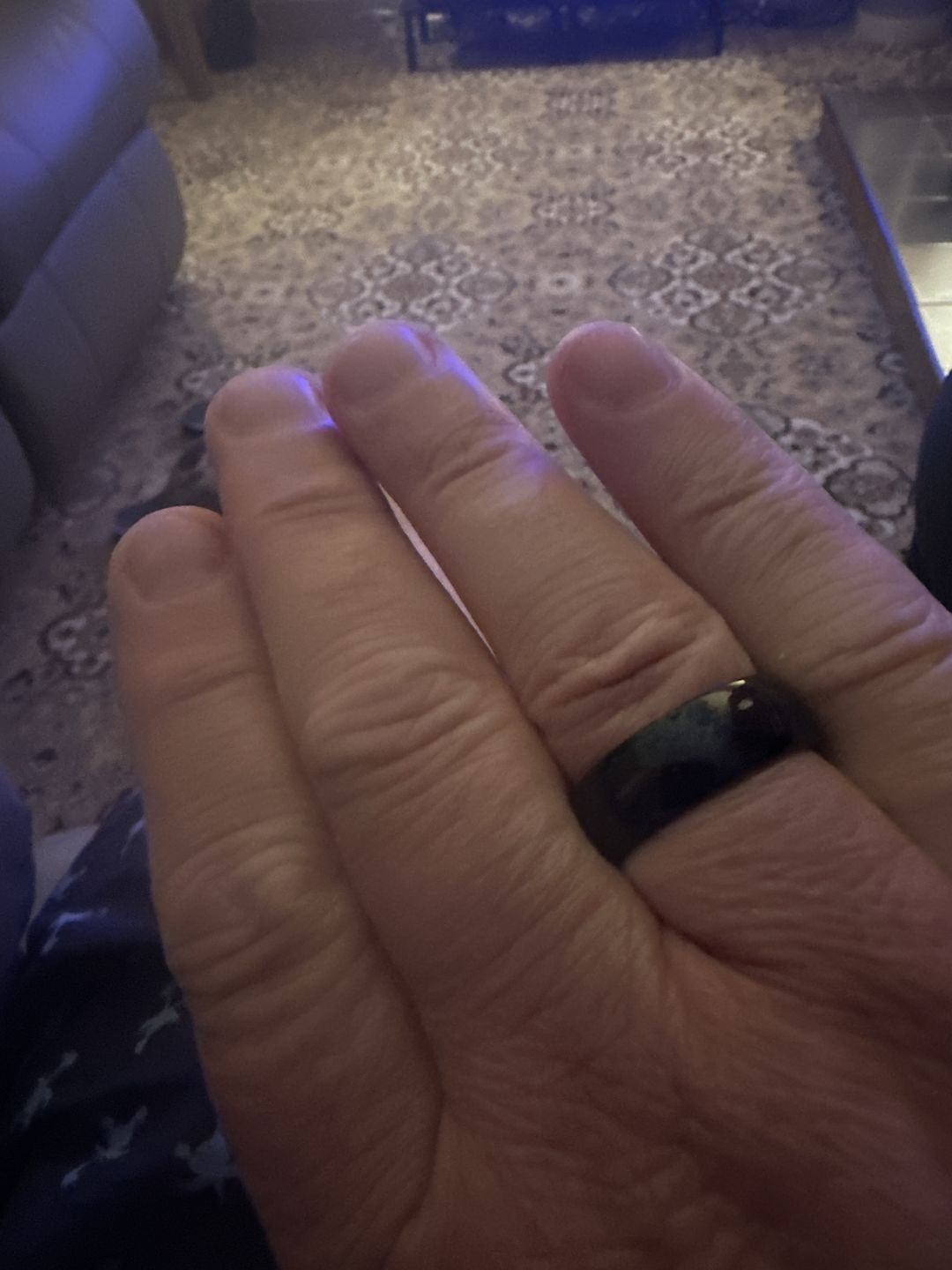 Customer photo review of Black 8mm Wonder Ring