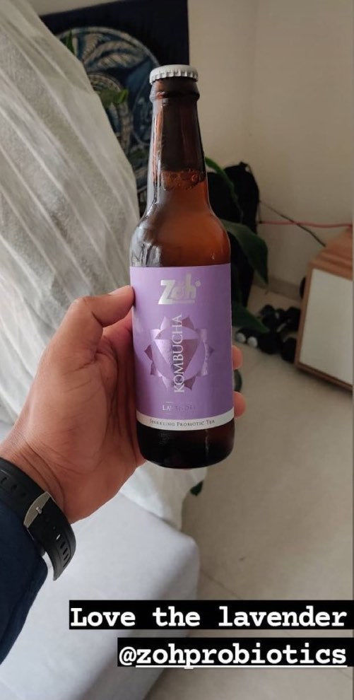 Customer photo review of Zoh Probiotics Lavender Kombucha: Sublime Floral Blend for Enhanced Gut Health
