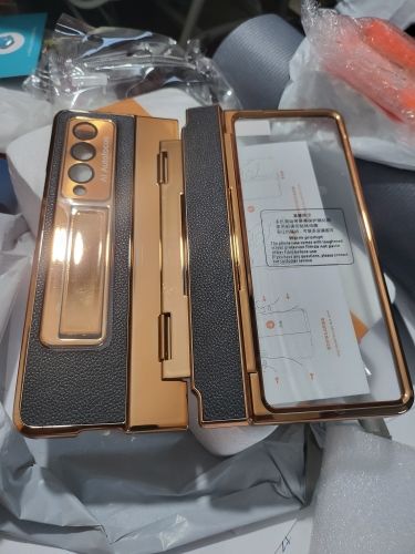Customer photo review of 360° Armor Hinge Folding Transparent Case 2.0 - Galaxy Fold Series