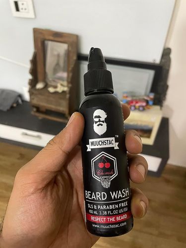 Customer photo review of Muuchstac Cherish Beard Wash