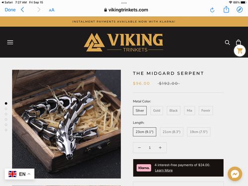 Customer photo review of The Midgard Serpent