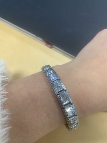 Customer photo review of Original Italian Charm Bracelet