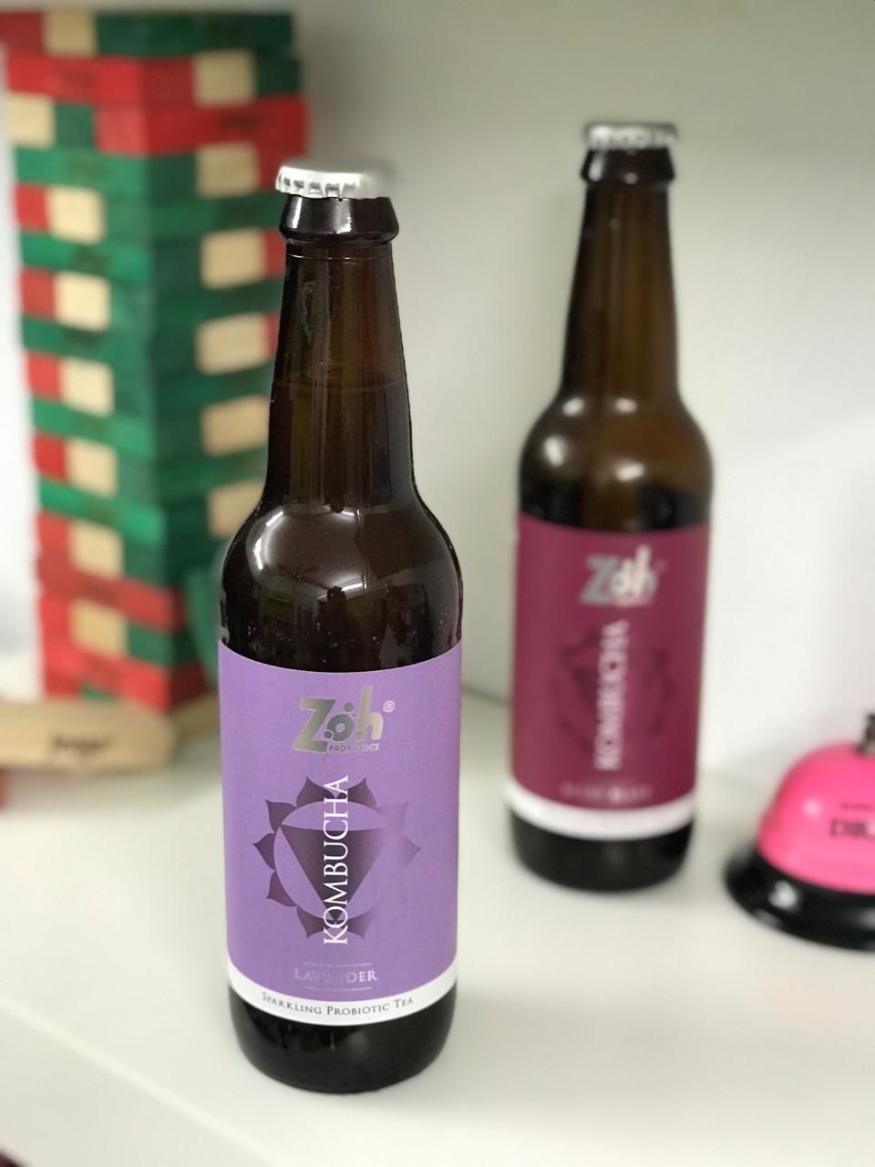 Customer photo review of Zoh Probiotics Lavender Kombucha: Sublime Floral Blend for Enhanced Gut Health