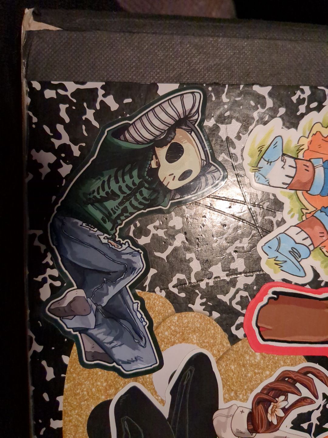 Customer photo review of Aesthetic Skeleton Stickers