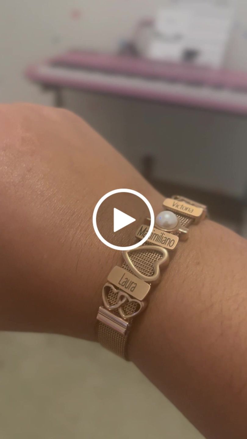 Customer video review of Mesh bracelet rosé gold luxe