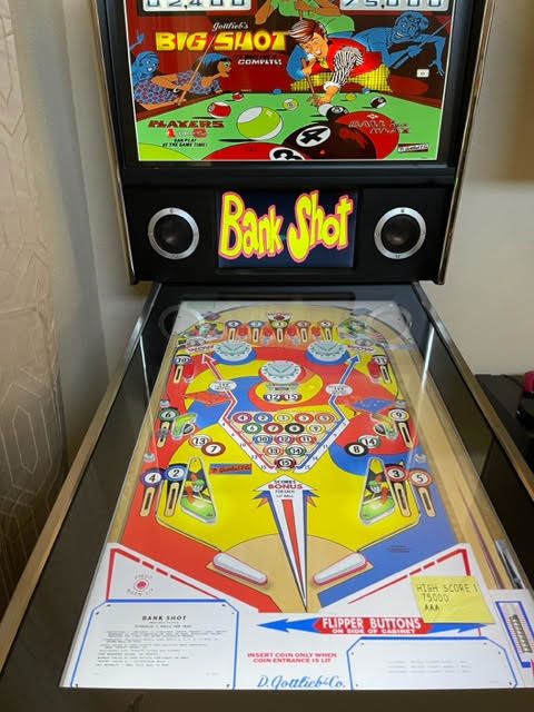 Customer photo review of ABVIDEOARCADES Virtual Pinball 1300 PINBALL Games in 1 AND 307 classic 80s games with trackball- Full Size Machine