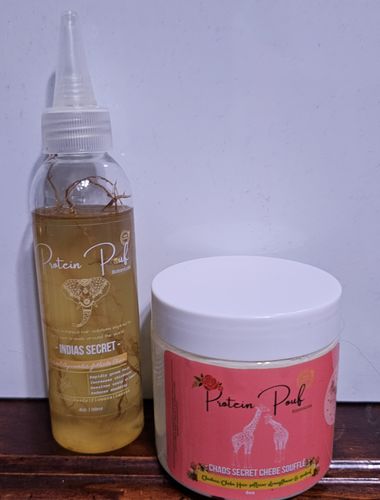 Customer photo review of Chad and India’s Root to Tip Bundle| 4 sizes to choose from