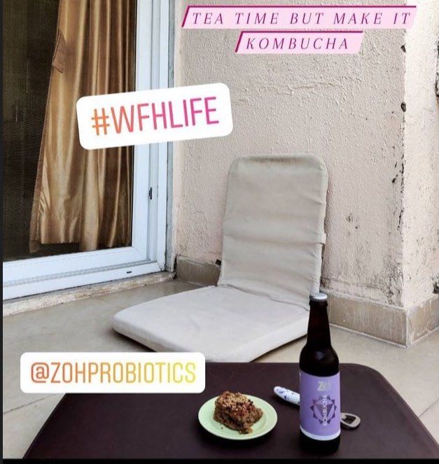 Customer photo review of Zoh Probiotics Lavender Kombucha: Sublime Floral Blend for Enhanced Gut Health