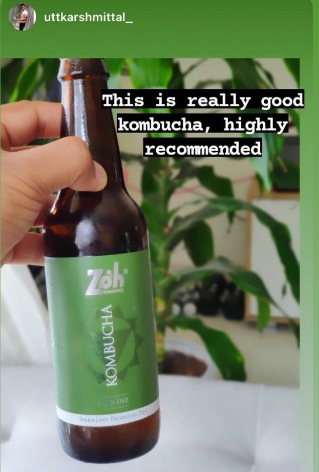 Customer photo review of Zoh Probiotics Jasmine Kombucha: Meditative Probiotic Drink for a Zen-like Experience