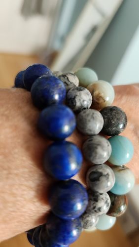Customer photo review of Lapis Lazuli Bracelet to Enhance the Magic of Your Own Mighty Will