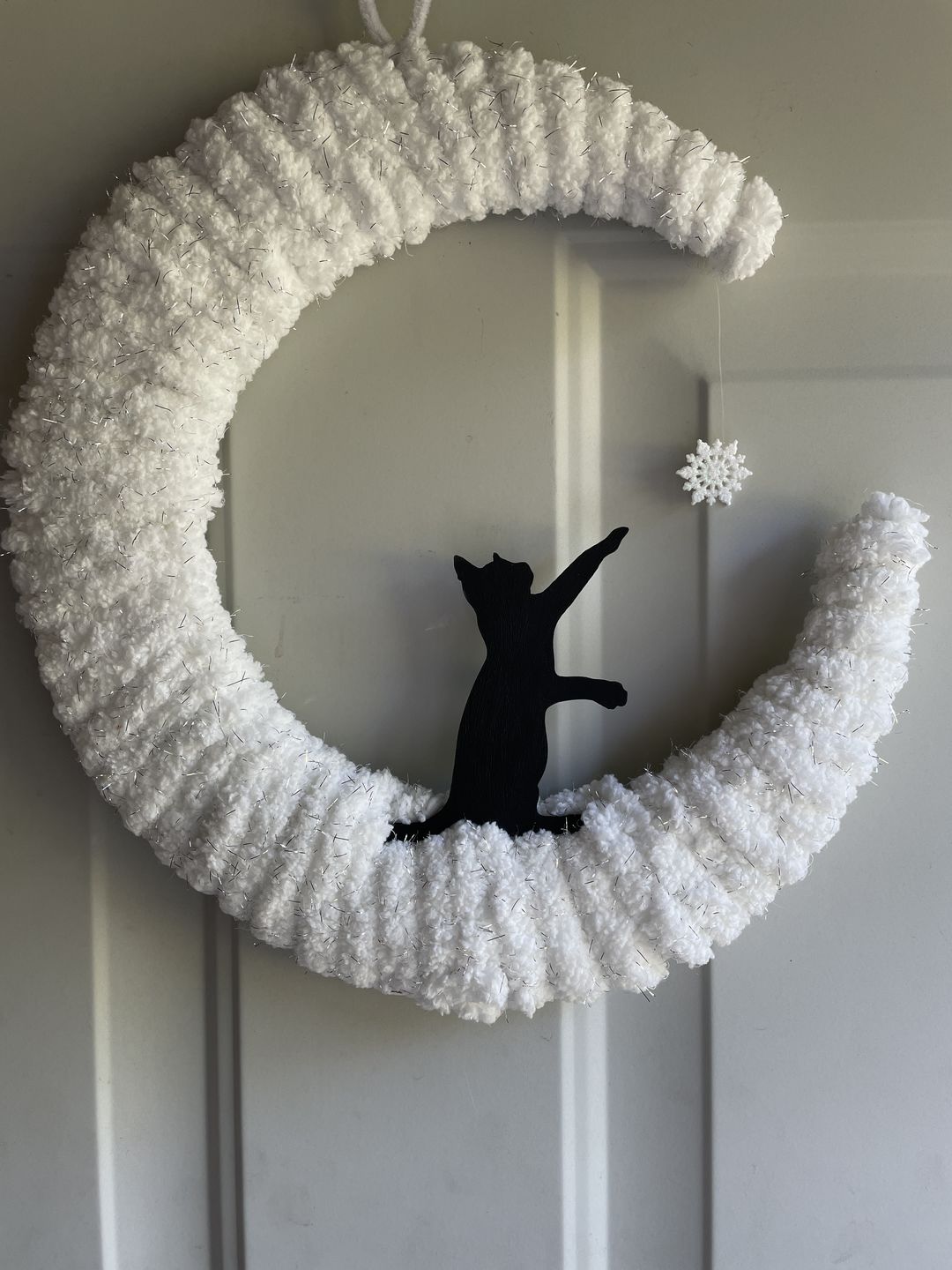 Customer photo review of Unfinished Wood Playing Cat Shape - Craft - up to 36"