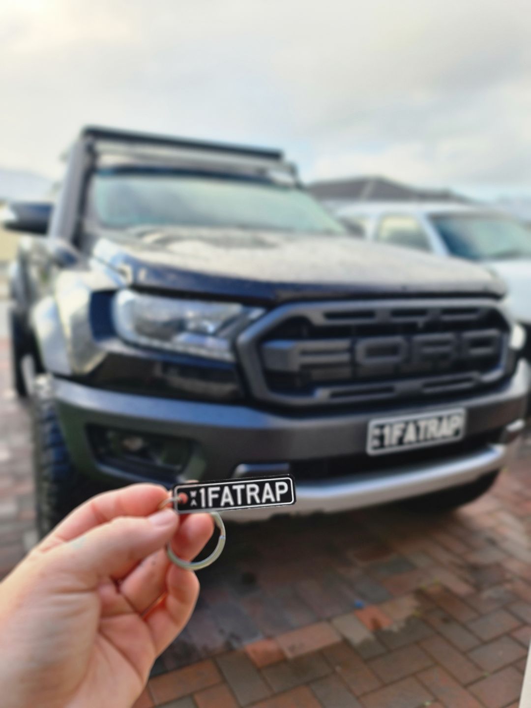 Customer photo review of WA Prestige Licence Plate Custom Keychain