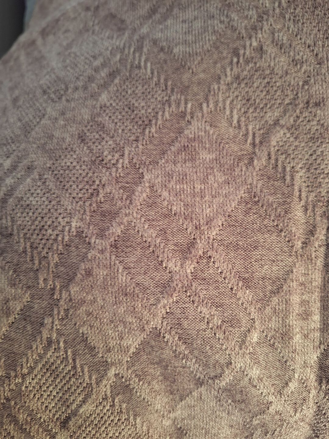 Customer photo review of Soft Melange Jacquard Knit Fabric