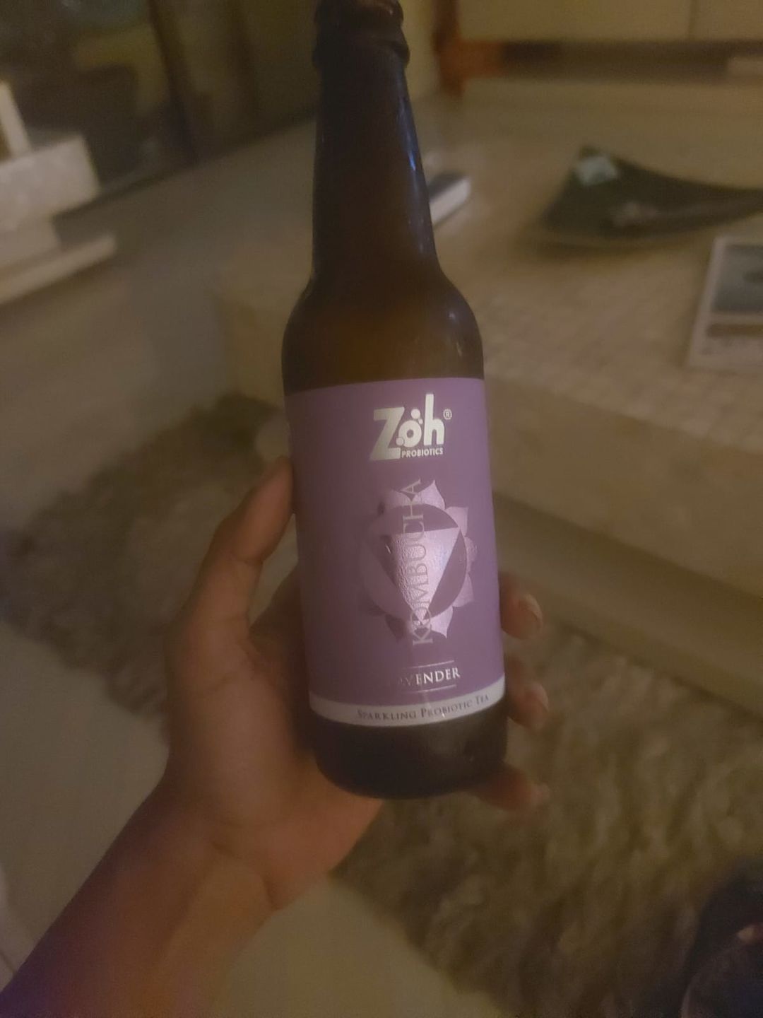 Customer photo review of Zoh Probiotics Lavender Kombucha: Sublime Floral Blend for Enhanced Gut Health