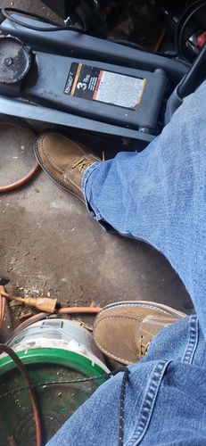 Customer photo review of 6 Inch Moc Steel Toe Boot