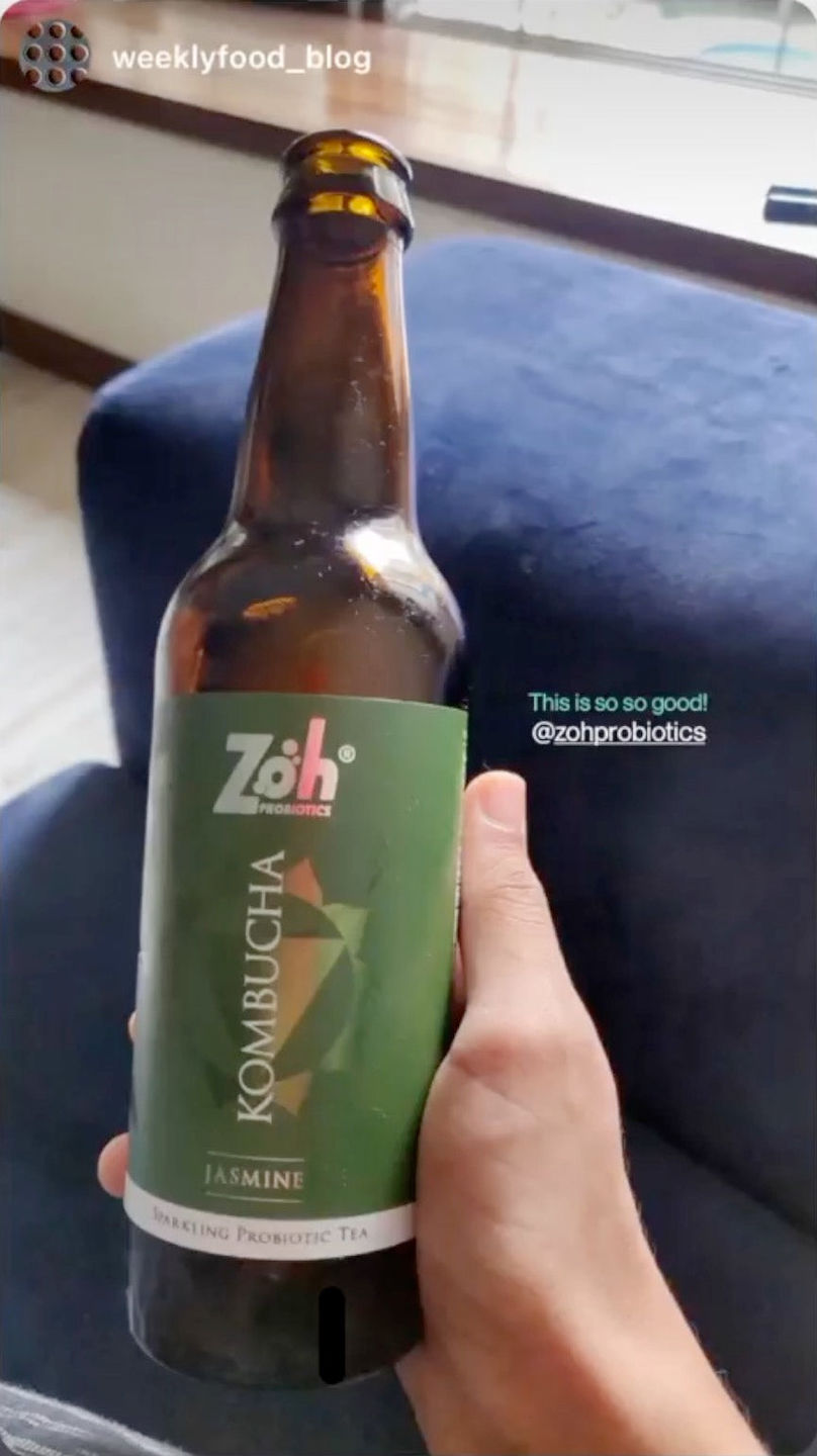 Customer photo review of Zoh Probiotics Jasmine Kombucha: Meditative Probiotic Drink for a Zen-like Experience
