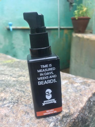Customer photo review of Muuchstac Beard Growth Oil