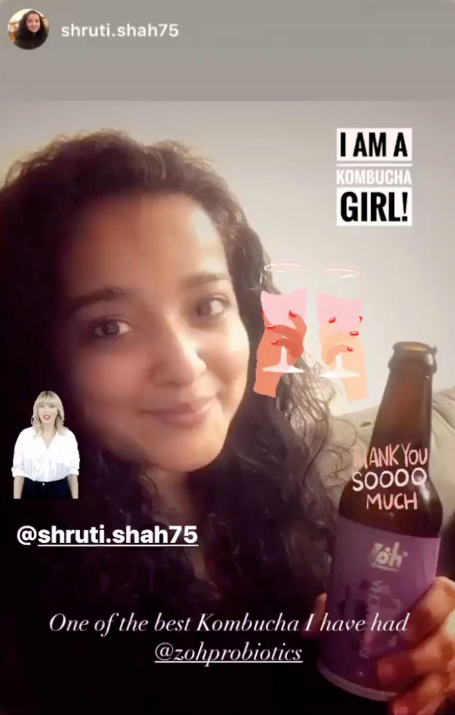 Customer photo review of Zoh Probiotics Lavender Kombucha: Sublime Floral Blend for Enhanced Gut Health