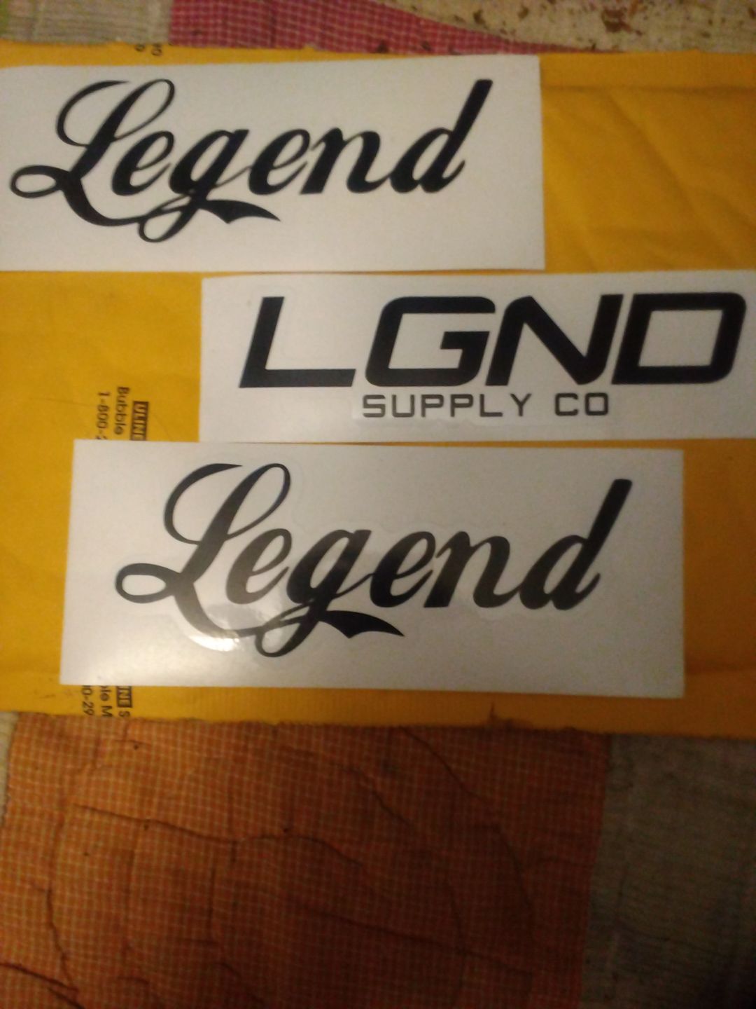 Customer photo review of LGND Decal