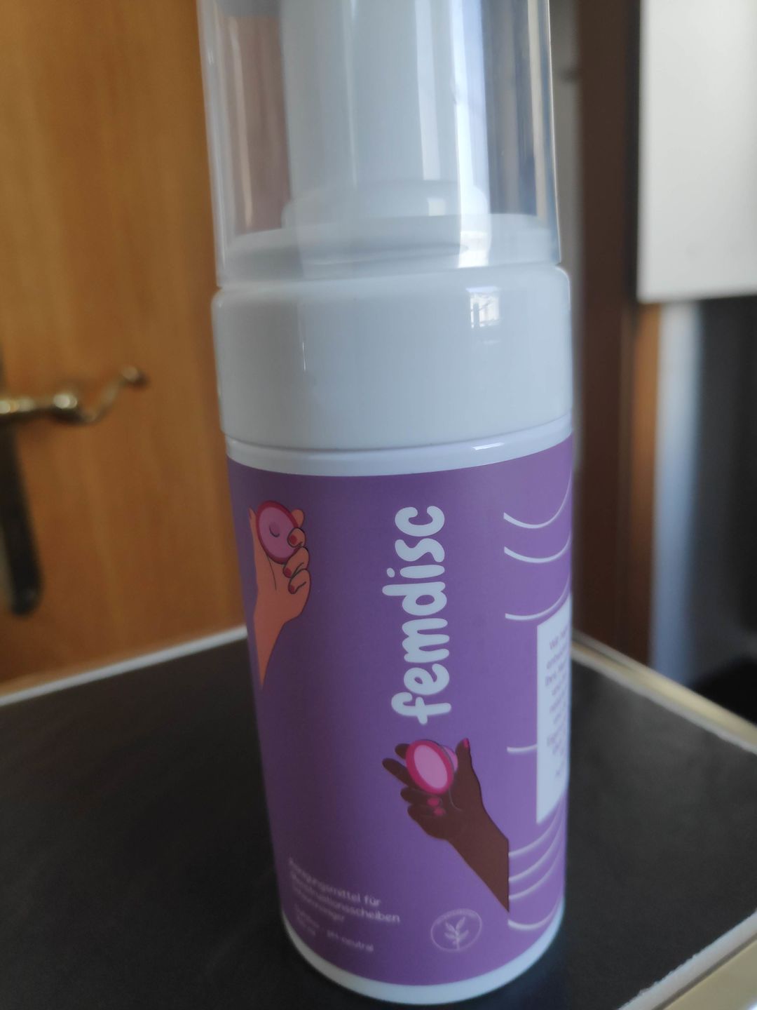 Customer photo review of femdisc Reinigungsseife mit Schaumaufsatz