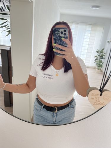 Customer photo review of LIEBEVOLL - Crop Top Damen