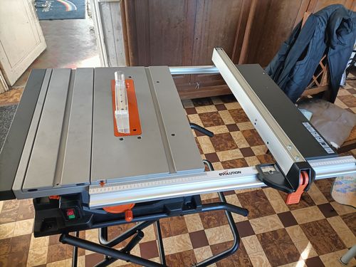 Customer photo review of Scie sur table 255mm Evolution RAGE5-S avec Lame multi-matériaux TCT