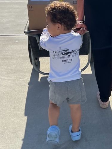 Customer photo review of Dri-Fit Custom Boat Shirts - Short Sleeve