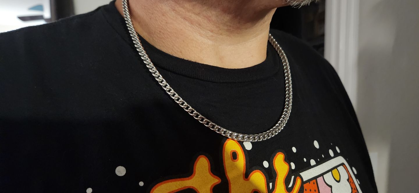 Customer photo review of Round Franco Link Chain | 5mm
