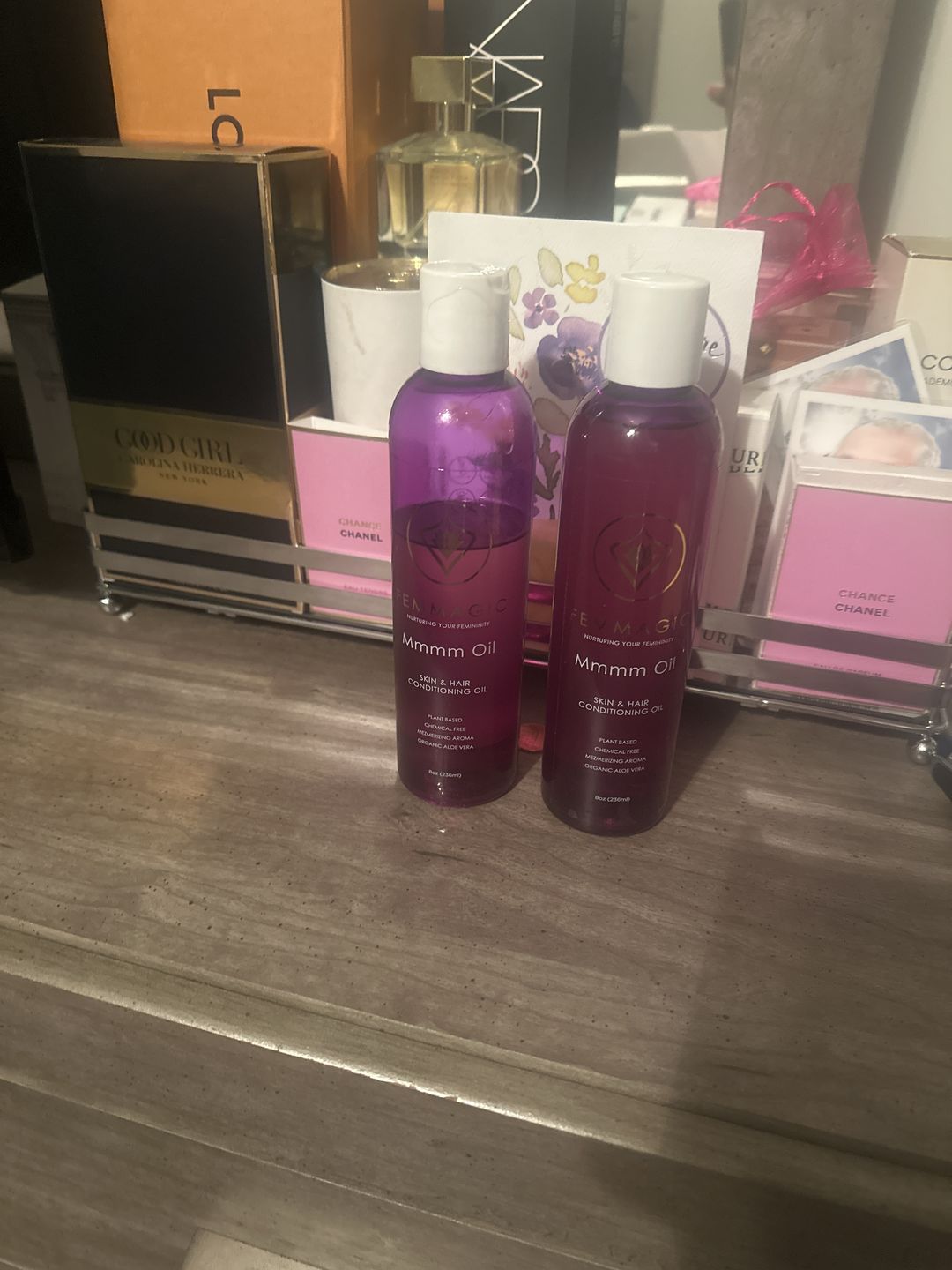 Customer photo review of Mmmm Oil (8 Oz)