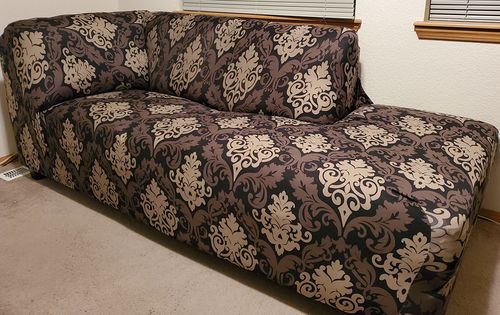 Customer photo review of L Shape Sofa Cover
