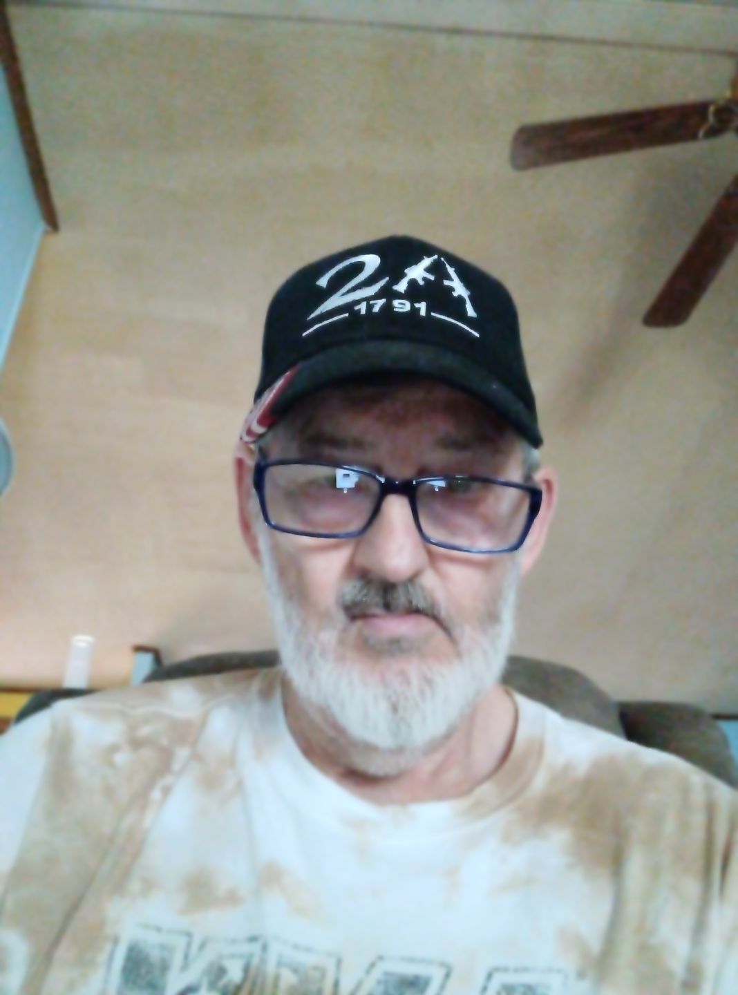 Customer photo review of 2nd Amendment Limited Edition Black Embroidered Hat