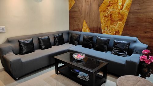 Customer photo review of L Shape Sofa Cover