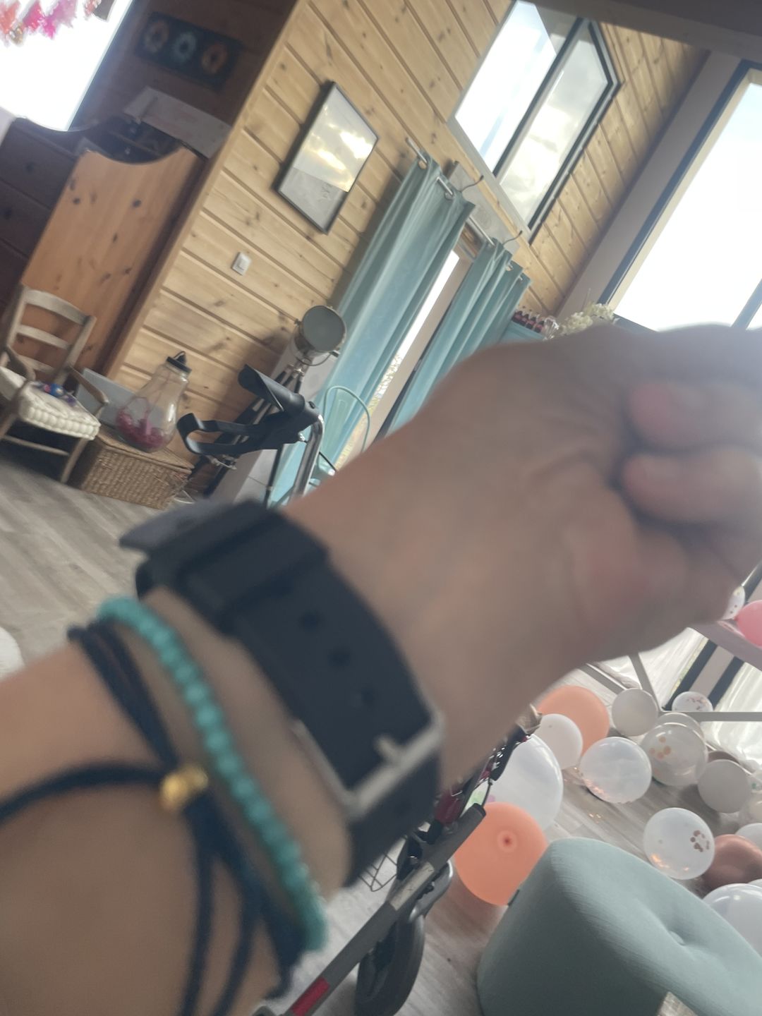 Customer photo review of Bracelet Fin en Pierres Naturelles de 4mm