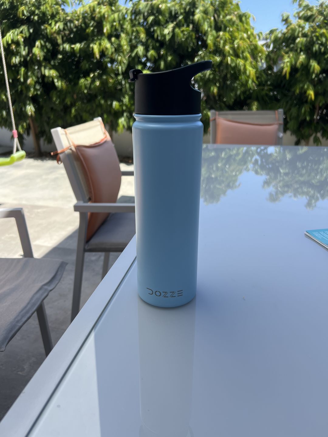 Customer photo review of DOZZE Voyager Water Bottle