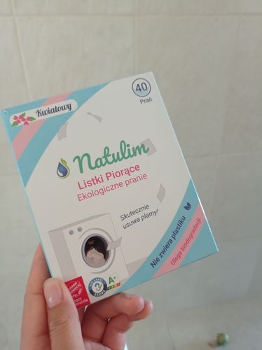 Customer photo review of Eko listki do prania Natulim - 40 prań