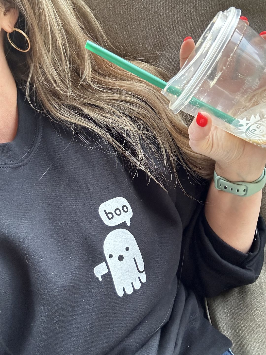 Customer photo review of Boo Ghost (Left Chest)