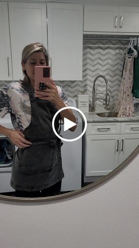 Customer video review of Olive Green Apron