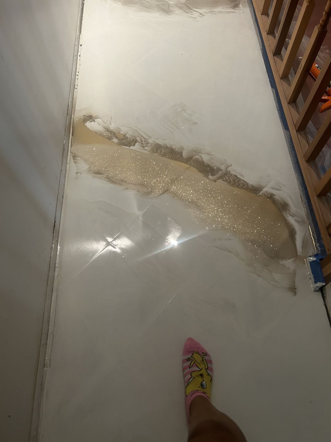 Customer photo review of Epoxy Floor Kit - Rockhard USA 3 Gal. Kit