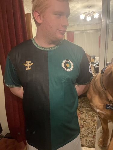 Customer photo review of Mens Mystery Football Shirt