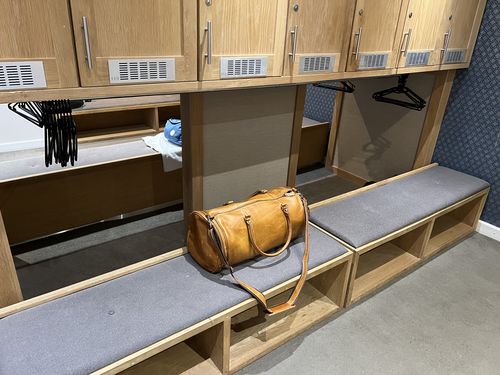 Customer photo review of Duncan Leather Travel Bag - Brown