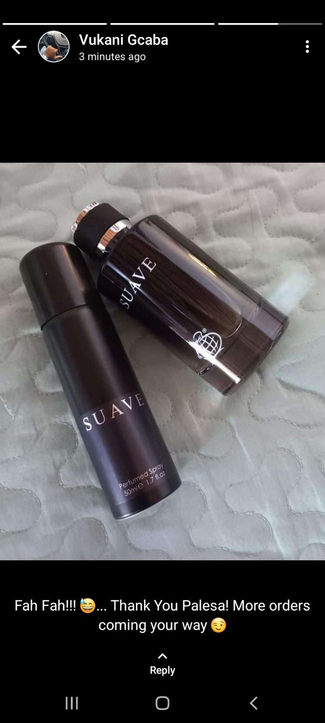 Customer photo review of Suave EDP 100ml