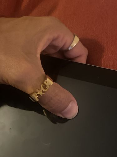 Customer photo review of F*CK Ring - Gold