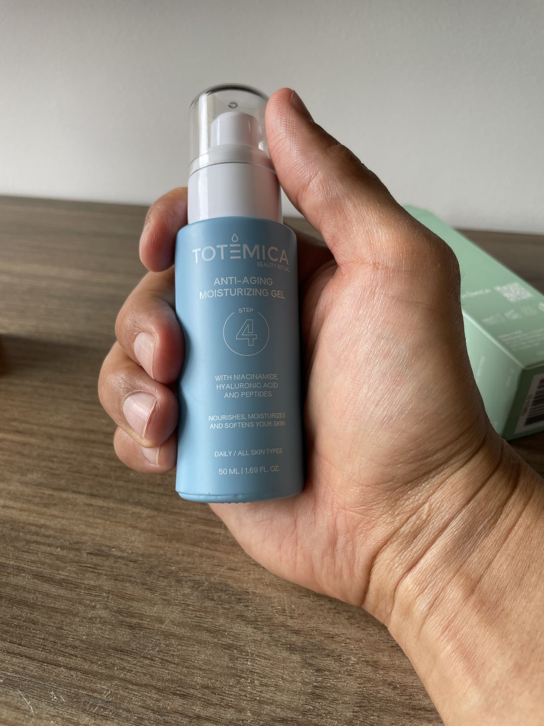 Customer photo review of Gel Hidratante
