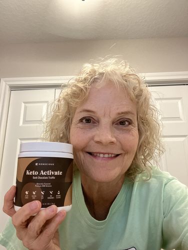 Customer photo review of Keto Activate Dark Chocolate Truffle