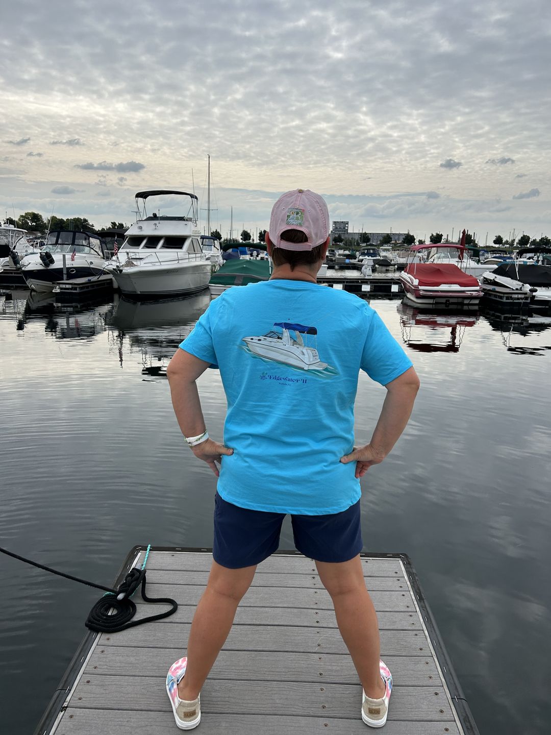 Customer photo review of Women's Custom Boat T-Shirts - Short Sleeve