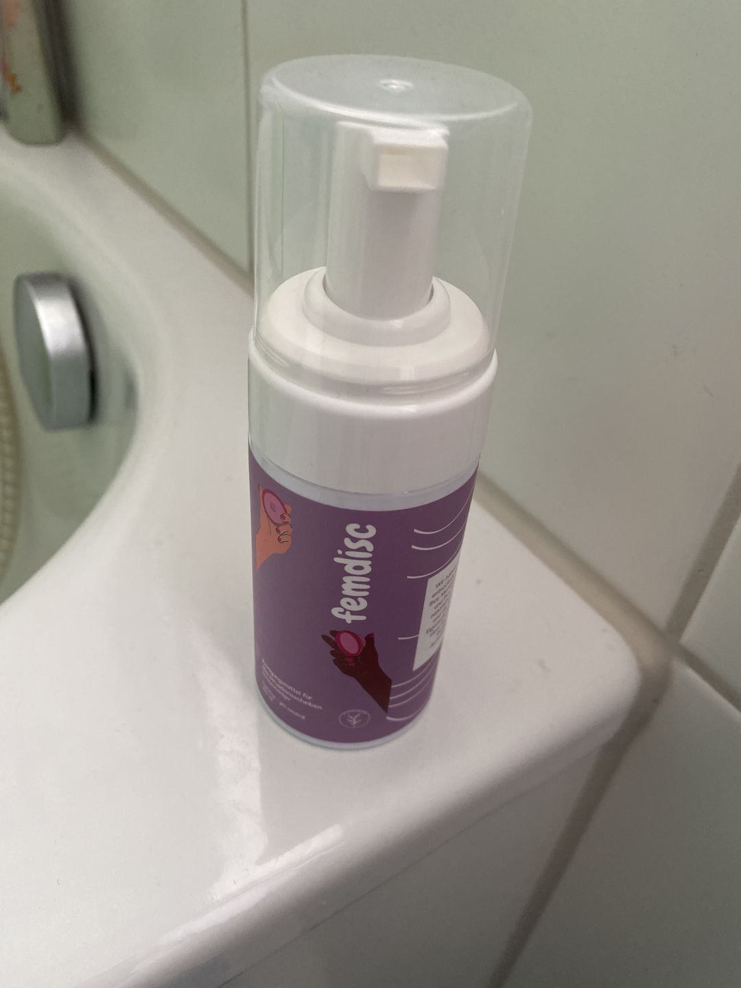 Customer photo review of femdisc Reinigungsseife mit Schaumaufsatz