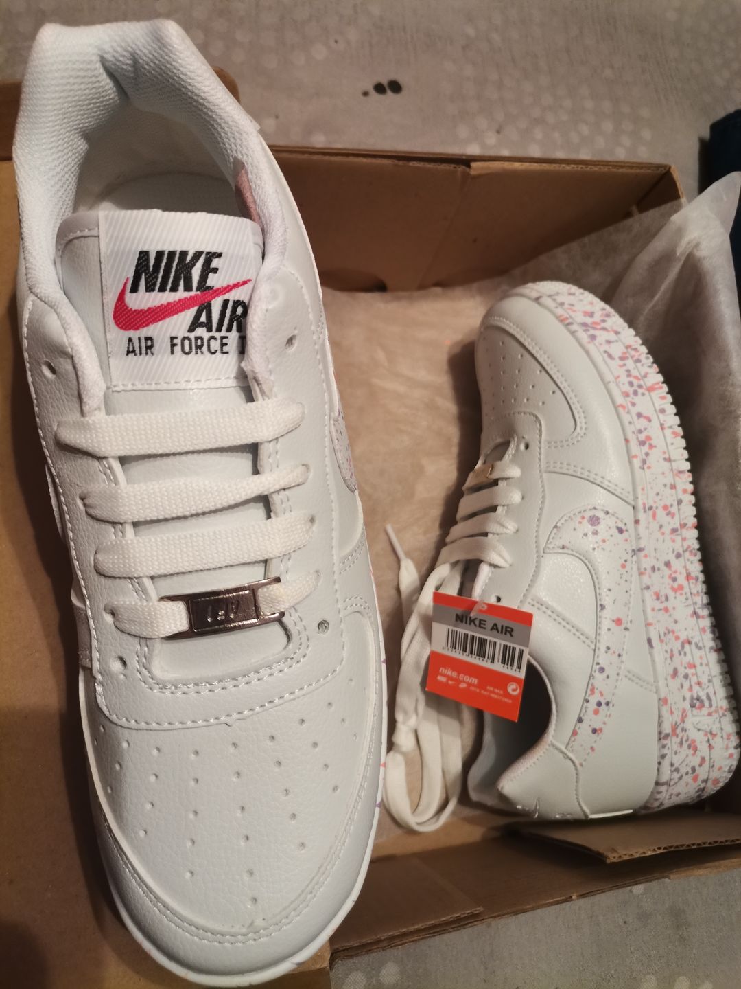 Customer photo review of Tenis 270 Plus Charpeado Coral Lila