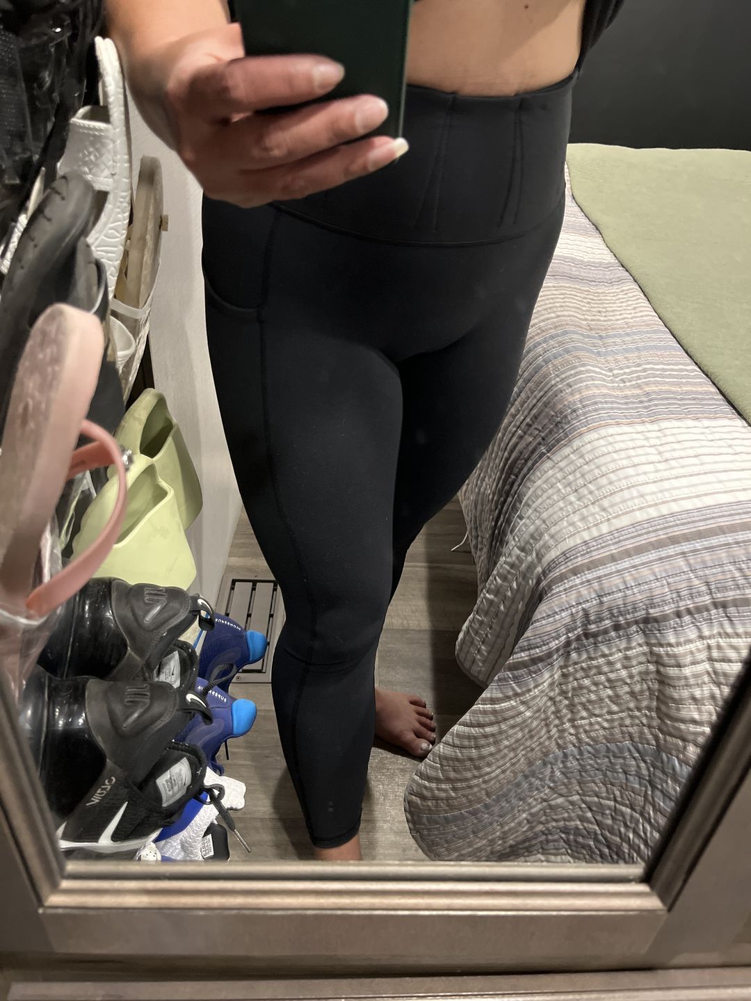 Customer photo review of Concealed Carry Leggings With Pockets | Black
